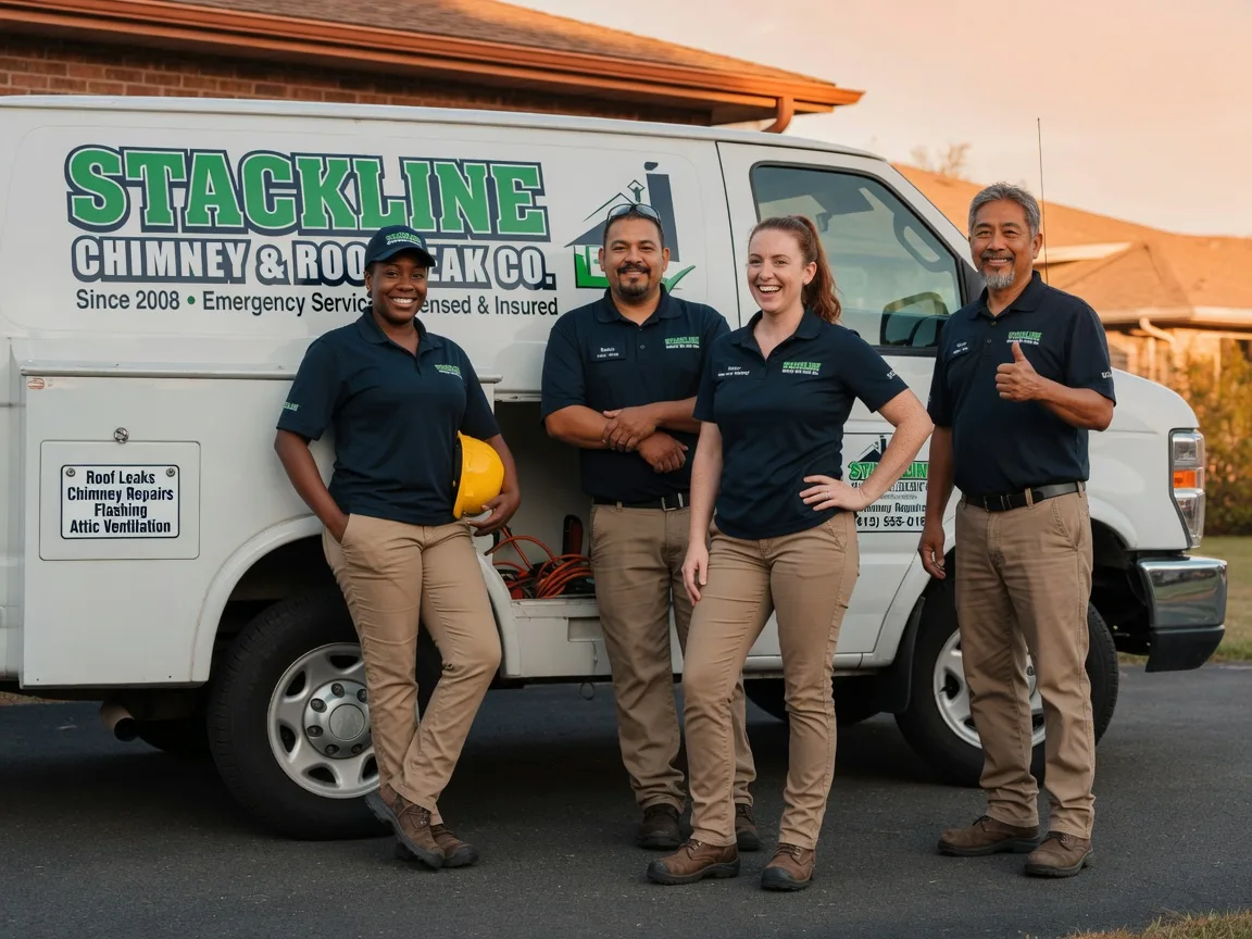 Chimney flashing repair company in Jarrell, TX